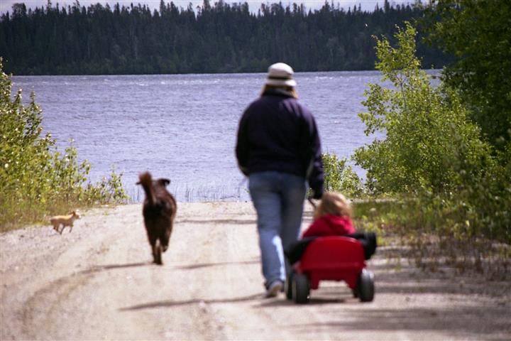 Image of Jenny and Sprout #1 in Nakina, Ontario, Canada